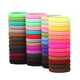 thumbnail image 4 of 100pcs Elastic Rubber Band Ponytail Holder Colorful Disposable Hair Bands Scrunchie Hair Ties for Kids Girls Lady Women, 4 of 5
