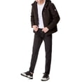 thumbnail image 3 of Chaqueta Tommy Hilfiger para hombre con relleno de tela blanda negra, talla L, 3 of 6