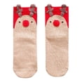 thumbnail image 4 of Calcetines de dibujos animados para mujer Hugo navideños, 4 of 10
