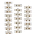 thumbnail image 4 of Terminales De Tornillo, Bloques De Terminales 60 Piezas Confiabilidad De Seguridad Para Lámparas Para Electromecánica Para Mecánica Para Control Eléctrico OTVIAP Terminal Connector, 4 of 8