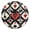 Black, variant on YAZAOO Decorative Wall Clock Size:25cm Heart Of The Game Design Pattern Clock