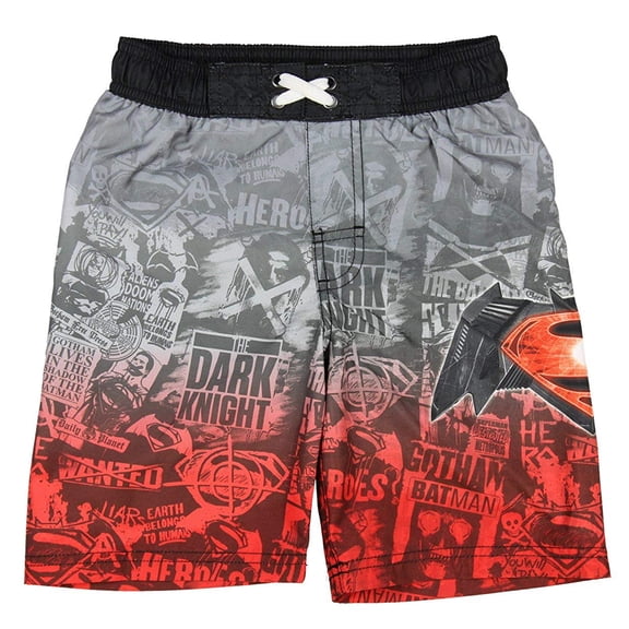 DC Comics Batman V Superman: Dawn of Justice Boys Swim Shorts 6/7
