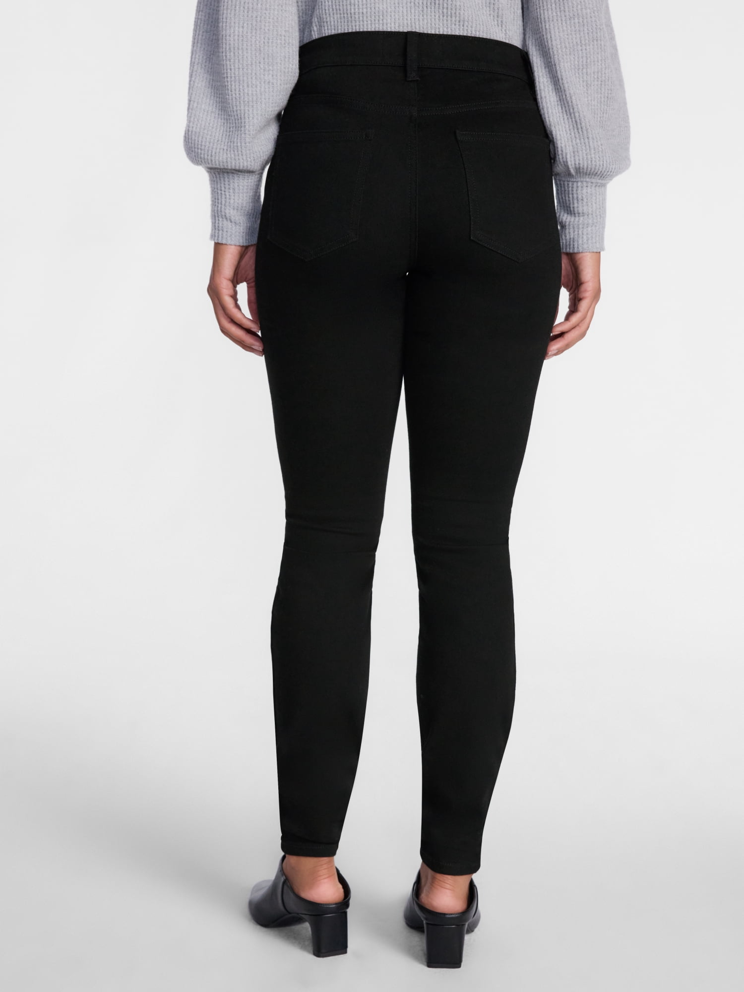 Scenario Women's High Rise Skinny Jeans, 27", 29", 31" Inseams, Sizes 0-20