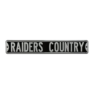 Las Vegas Raiders Statement Size Laser-Cut Steel Team Logo Wall Art