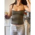 thumbnail image 3 of Biezeib Women's Summer Fashion Tank Tops Sleeveless Open Back Solid Color Asymmetrical Fitted Vest, 3 of 6
