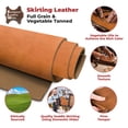 thumbnail image 6 of European Leather Works 8-10 oz 3-4 mm Skirting Veg Tan Leather  Dark Brown 6-8 SQFT Thick Cowhide for Tooling Leather Sheet for Belts, Saddle, Holster, Sheaths, Real Leather Pieces, Scraps, 6 of 12