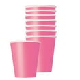 thumbnail image 3 of Hot Pink Solid Paper Cups Set - 9 oz Pack of 8 - Elegant & Eco-Friendly Party Drinkware - Perfect for Birthdays, Showers, & Special Celebrations, 3 of 4