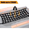 thumbnail image 4 of Multifunction Mesh Cargo Net Auto Roof Net Hammock for Jeep Wrangler TJ JK JL, 4 of 9