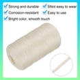 thumbnail image 3 of Uxcell Nylon String Cord 1.5mm x 218 Yards Rope Braided Thread Beading Cord for Jewelry Making Supplies Creamy White, 3 of 7