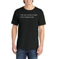 thumbnail image 3 of Too Fly to Wave Bye-Bye Fun Graphic Tee T-Shirts for Women Men, Short Sleeve Tops - Vintage Black, 3 of 5