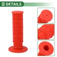 thumbnail image 5 of Unique Bargains 7/8" 22mm 15/16" 24mm Motorcycle Hand Grips Cover Kit Non Slip TPR Handlebar Grips for Motorcycle Scooter Bicycle ATV 1 Set Red, 5 of 7