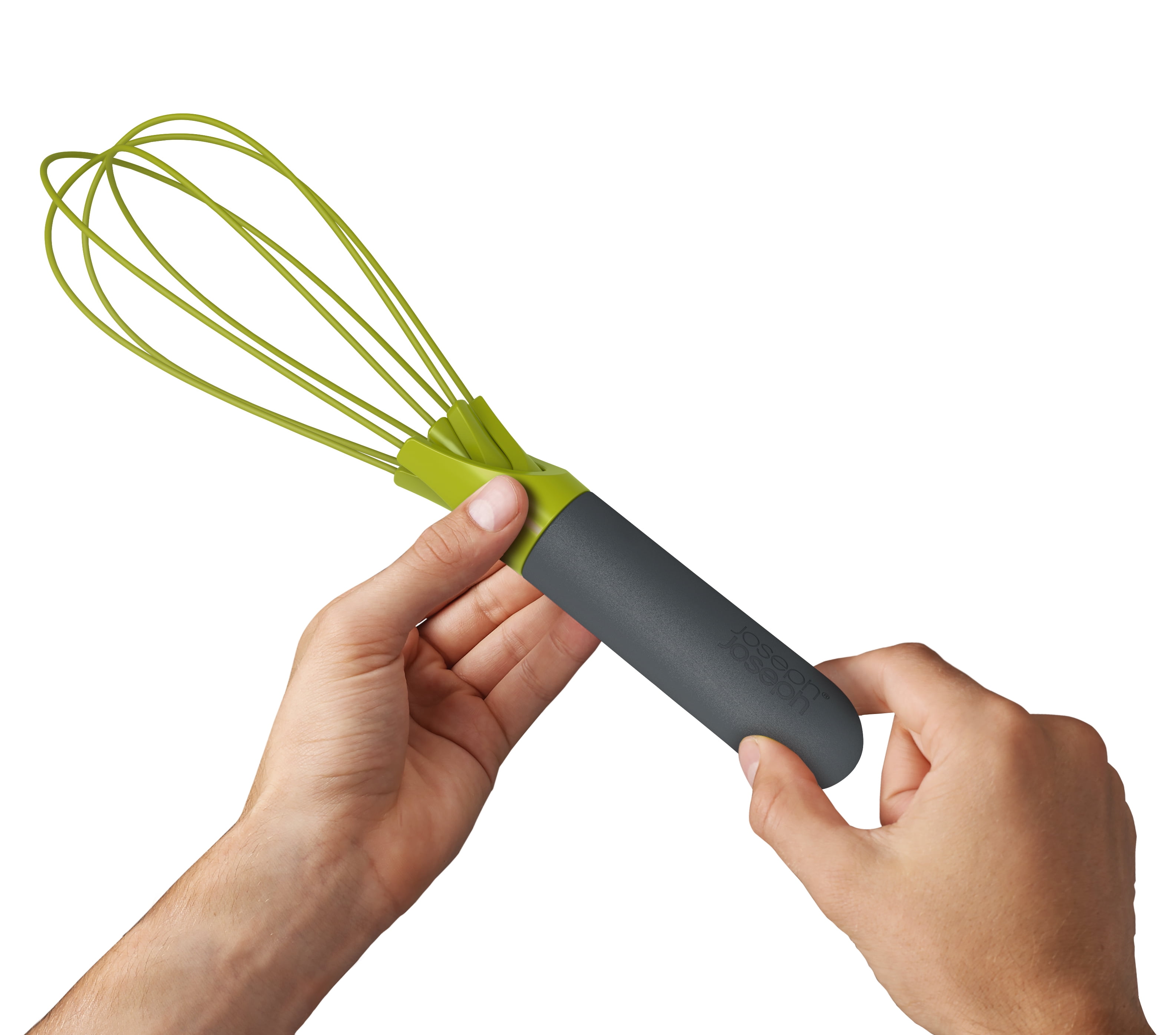  Iconikal 12-Inch Collapsible 2-In-1 Balloon/Flat Whisk, Green:  Home & Kitchen