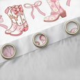 thumbnail image 4 of Homewish Cute Bowtie Ribbon Black Out Curtains,Pink Cowgirl Boots Curtains Pack of 2 (42x63 Each),Cartoon Bow Knot Bedroom Curtains For Girls Teens,Microfiber Bedroom Decor, 4 of 6