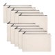 thumbnail image 1 of 10 Pcs Blank DIY Craft Bag Canvas Pen Case Blank Makeup Bags - Canvas Pencil Bag Cotton Canvas Cosm, 1 of 5