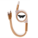 thumbnail image 1 of Black Butterfly Kite Cable de carga telescópico múltiples USB tres en uno, 1 of 3