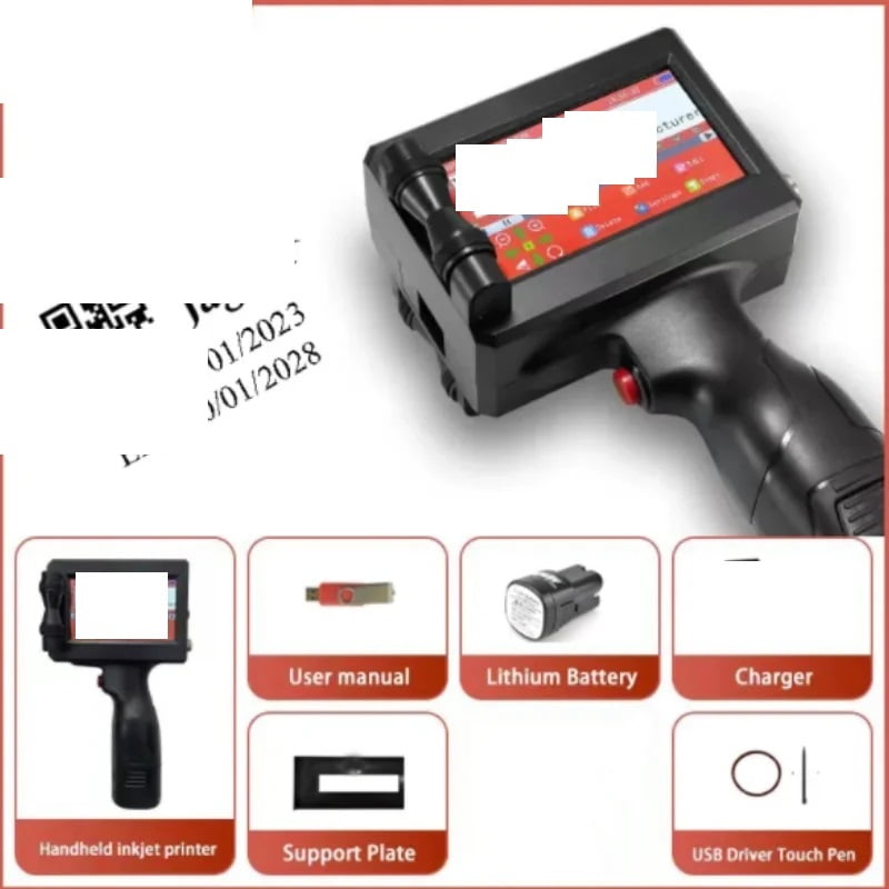 27 Language Date Number Expiry Date Label Plastic Carton Hand Jet Handheld Thermal 12.7MM Inkjet Printer ,Widely Use