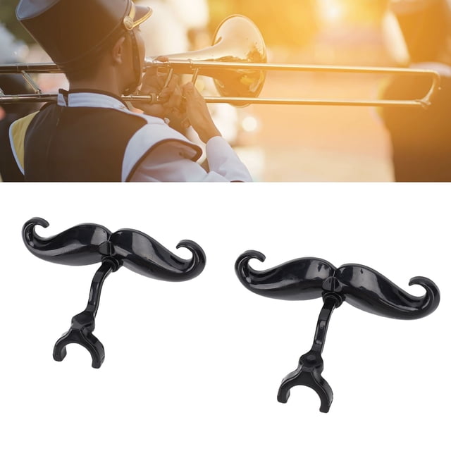 Bigote De Boquilla De Trombón, Bigote De Trombón De Abrazadera Reforzada Divertida Con Funda Protectora Dura Para Prácticas De Banda