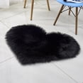 thumbnail image 2 of Heart Shape Faux Fur- Rug Bedroom Fluffy- Shaggy Area Rugs Sheepskin Fuzzy Rug Carpets Throw Shag Rug Sofa Decor Floor Mat Plush, 2 of 6