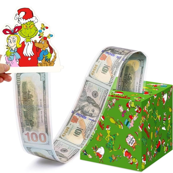 Monedero navideño Ahear1 para regalo en efectivo con 30 bolsas transparentes