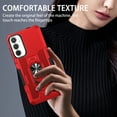 thumbnail image 5 of Feishell Case for Samsung Galaxy A54 5G (6.4 inch),Shockproof Anti-Fingerprint Hybrid Armor Cover with 360° Rotation Finger Ring Holder Kickstand Magnetic Car Mount Rugged Protective Phone Case,Red, 5 of 10
