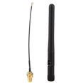 thumbnail image 1 of 433mhz Antenna 3dbi Gsm Rp-sma Plug Rubber Waterproof Lorawan Antenna + Ipx To Sma Small Cable Extension, 1 of 5