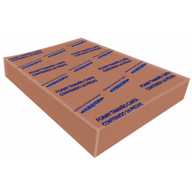24 Pliegos lamina Foamy liso PASCUA , fomi liso, goma eva para decoracion, manualidad tamaño carta