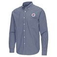 thumbnail image 2 of Men's Antigua Navy Chicago Fire Ellis Tri-Blend Long Sleeve Button-Down Shirt, 2 of 3
