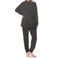 thumbnail image 3 of UVN Sweatsuit Sets for Women 2 Piece Lounge Set Loose Jogger Sets Fall Outfits Sets Solid Tracksuits with Pockets, 3 of 5