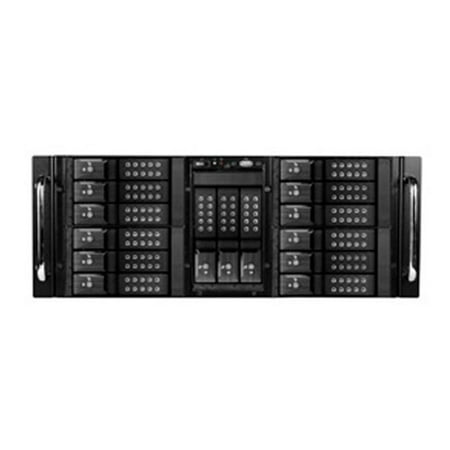iStarUSA D410-DE15BK 4U 10-Bay Stylish Storage Server Rackmount 15 x 3.5 In. Trayless Hotswap Chassis, Black
