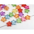 thumbnail image 7 of U8MO Craft DIY Mixed Colour Transparent Acrylic Star Charm Beads 11mm-28mm-50Pcs 20mm Faceted, 7 of 7