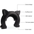 thumbnail image 3 of Porte pour Chat Intérieur, Porte Intérieure pour Chat ABS Professionnel avec Brosse de Soin pour Chats Noir, 3 of 8