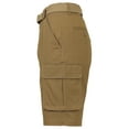thumbnail image 2 of 5-Pack Men's Cotton Flex Stretch Cargo Shorts With Belt (Sizes, 30-42), 2 of 6