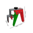 thumbnail image 3 of GFHFHITJ Install Panel Auxiliary Fixing Clip Press Type Drawer Clip with Adjustable Telescopic Woodworking Special Installation Panel Auxiliary Fixing Clip, 3 of 9