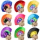 thumbnail image 4 of Peluca de baile de disfraces con abanicos, colores divertidos, peluca esponjosa, cabello punk con cresta de gallo, 4 of 6