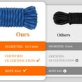 thumbnail image 5 of AOLEBA 10.5 mm Static Climbing Rope 10M(32ft) 20M(64ft) 30M(96ft) 50M(160ft) 70M(230ft) Outdoor Rock Climbing Rope, Escape Rope Ice Climbing Equipment Fire Rescue Parachute Rope, 5 of 7