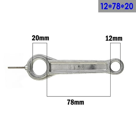 

RANMEI 1Pc Air Compressor Connecting Rod Silver Tone Aluminum Alloy For Air compressor