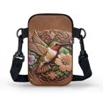 thumbnail image 2 of HELLHERO Leakproof Underarm Shoulder Bag, Trendy Polyester for Travel Embossed Hummingbird, 2 of 7