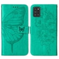 thumbnail image 3 of Galaxy A51 4G Wallet Case, Embossed Butterfly PU Leather Credit Card Holder Slots Full Body Protection Kickstand Flip Folio Shockproof TPU Phone Cover for Samsung Galaxy A51 4G, Green, 3 of 7