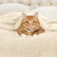 thumbnail image 5 of Superior Super Soft Plush Fleece Blanket, Adult/Teen, King 90" x 106", Ivory, 5 of 10