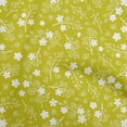 thumbnail image 1 of oneOone Cotton Jersey Lime Green Fabric Asian Floral Dress Material Fabric Print Fabric By The Yard 58 Inch Wide, 1 of 4