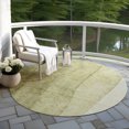 thumbnail image 6 of Addison Rugs Chantille Indoor/Outdoor Transitional Ombre Olive Washable Round Rug, 8' x 8', 6 of 6