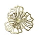 thumbnail image 4 of Decoración de pared de metal, flor decorativa de pared, estilo moderno, adorno floral de pared Dorado Pequeño, 4 of 9