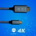 thumbnail image 3 of Cable USB Tipo C a HDMI Vorago CAB-310 4K UHD Durabilidad Plug And Play Universal, 3 of 4