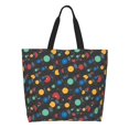 thumbnail image 1 of Balery Vintage Records Bolsa Tote Estilo Estético con Cremalleras, Bolsa de Hombro, Bolsa de Compras Grande y Plegable, 1 of 8