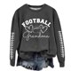 thumbnail image 2 of Heisall Women's Autumn Winter Sweatshirts Long Sleeve Loose Hoodless Rugby Print Fashion Casual 2025 New Design, 2 of 4