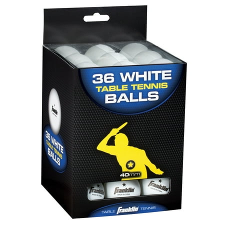 UPC: 0025725430956 | 40mm (1) Star White Table Tennis Balls
