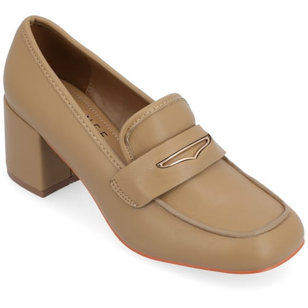 

Journee Collection Womens Liyla Tru Comfort Foam Low Heel Square Toe Pumps
