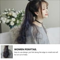 thumbnail image 4 of Miangastore 1 Pce Accessoires pour Cheveux pour Femmes Extension Queue de Cheval Ondulée Longue pour le Travail, 4 of 9