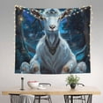 thumbnail image 2 of Pofeuu Forest Meditating Goat Print Wall Tapestry Decoration Wall Hanging Tapestry 60 x 51 Inch, 2 of 6