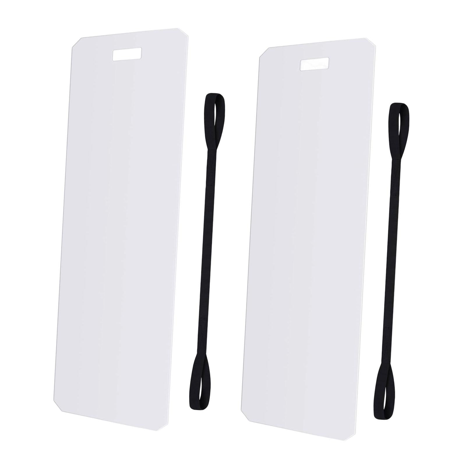 2 Sets Appliance Sliders with Pull Strap Lightweight Sliding Sheet for Tile and Hardwood Floor Protection